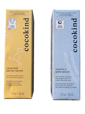 Cocokind Bundle | Vitamin C Glow Serum + Ceramide Barrier Serum Nourishing NWT 2